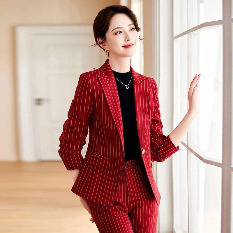 Women Formal Wear Interview - Tailleur-pantalon formel pour femmes professionnelles, vêtements