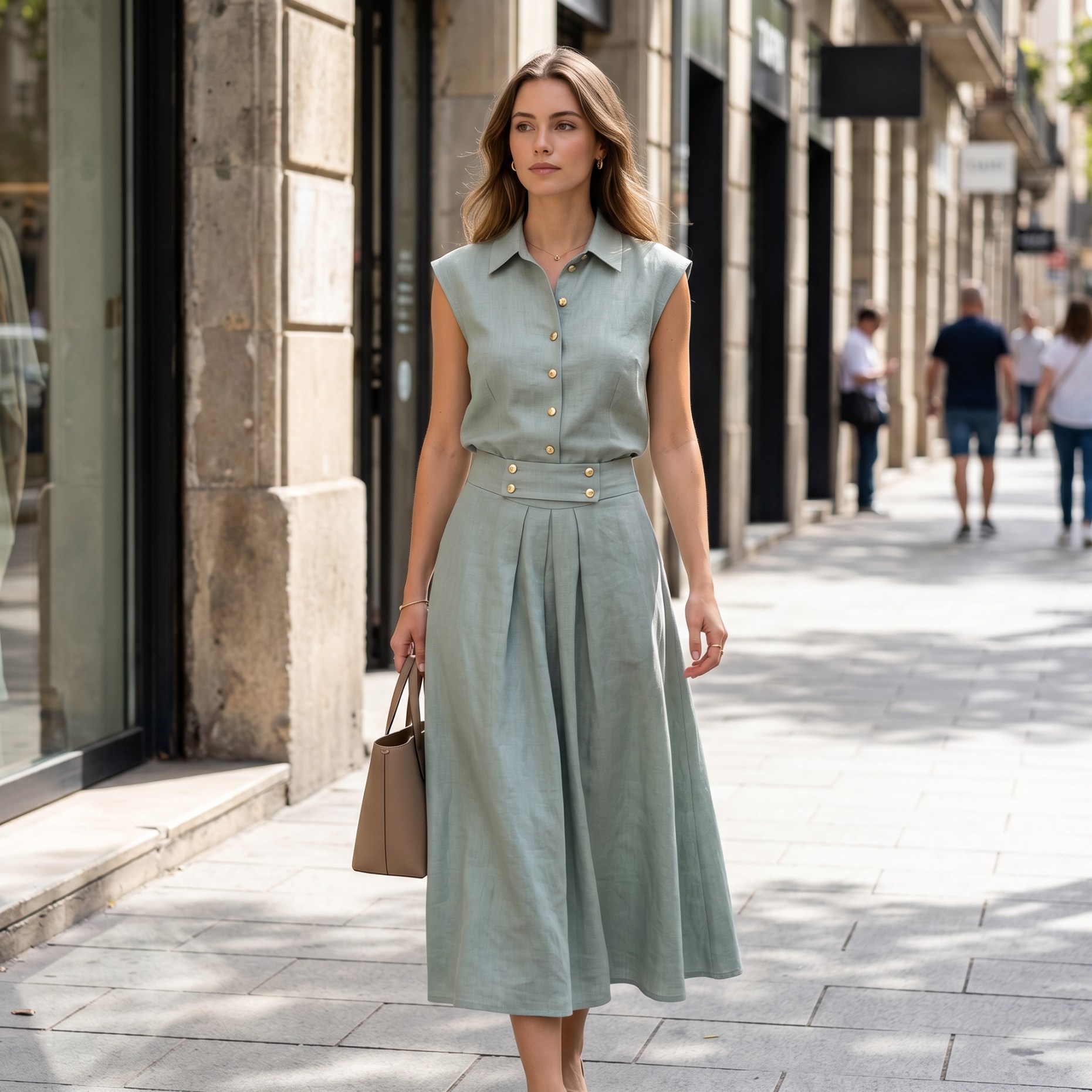 Women Formal Blouses For Evening Wear - Jupe tendance pour femme, taille haute,