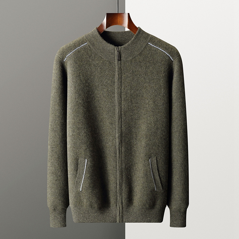 Cashmere Sweater Formal - Pull cardigan pour homme 100% cachemire,