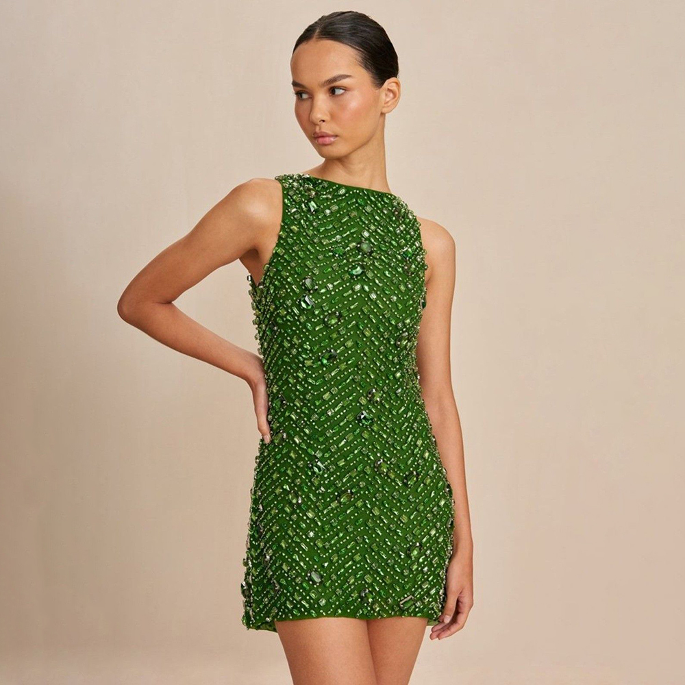 Mini robe de luxe sans manches - Women'S Formal Dinner Wear avis et prix