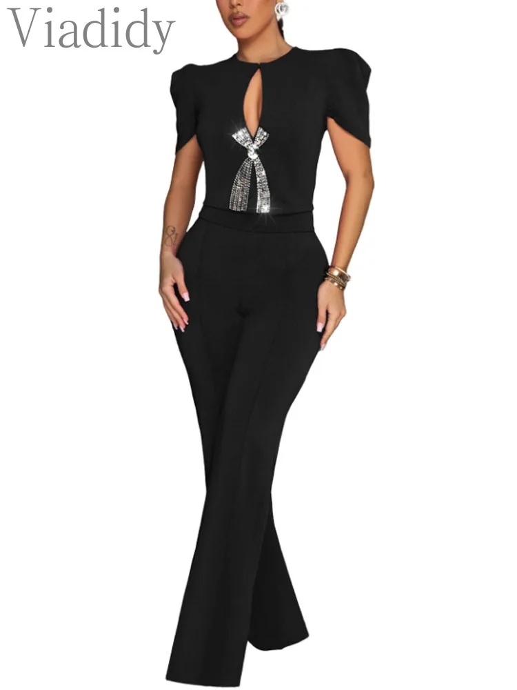 Combinaisons et salopettes pou - Women'S Formal Jumpsuit Evening Wear avis et prix
