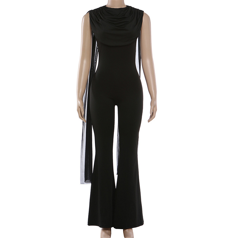 Combinaison noire sexy sans ma - Women'S Formal Jumpsuit Evening Wear avis et prix