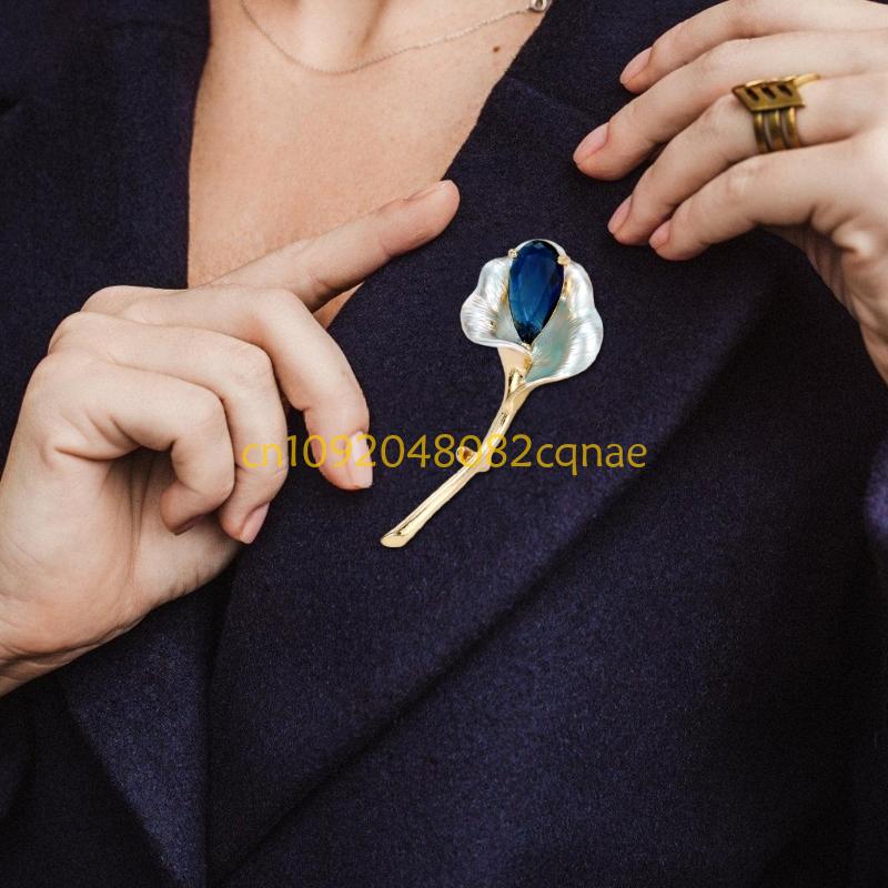 Broche scintillante délicate e - Formal Wear Jewelry For Women avis et prix