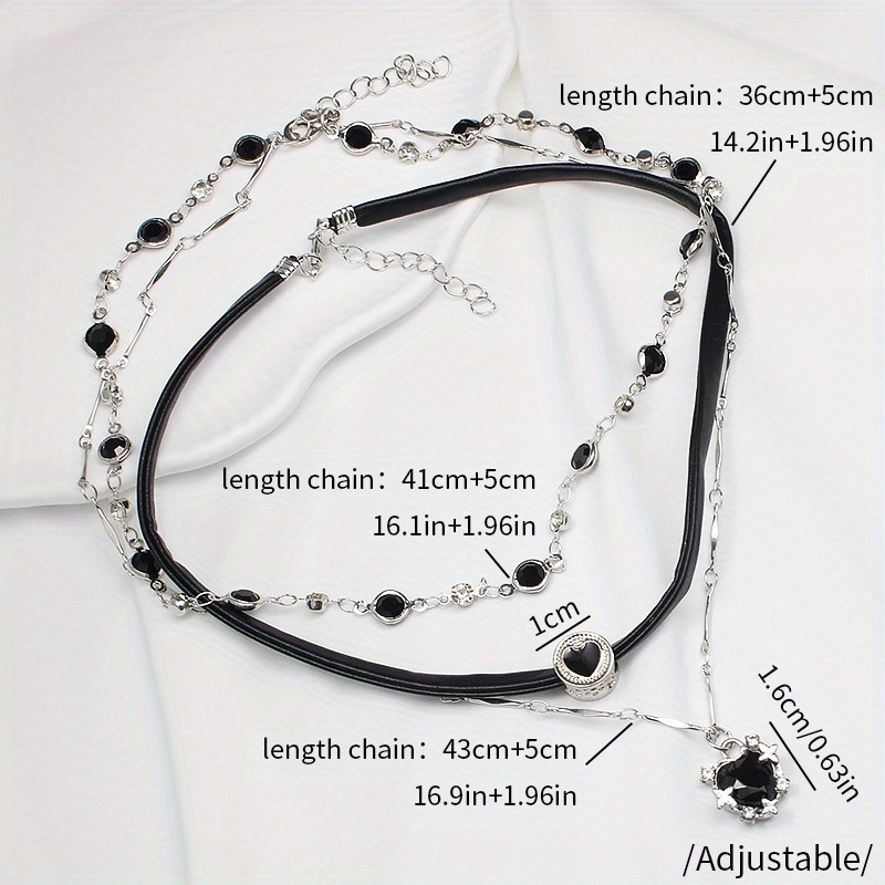 Collier gothique superposé en  - Formal Wear Jewelry For Women avis et prix