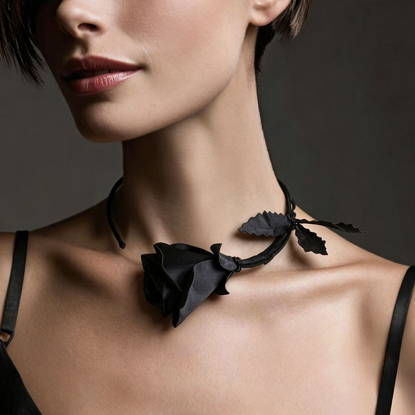 Collier de fleurs roses blanch - Formal Wear Jewelry For Women avis et prix
