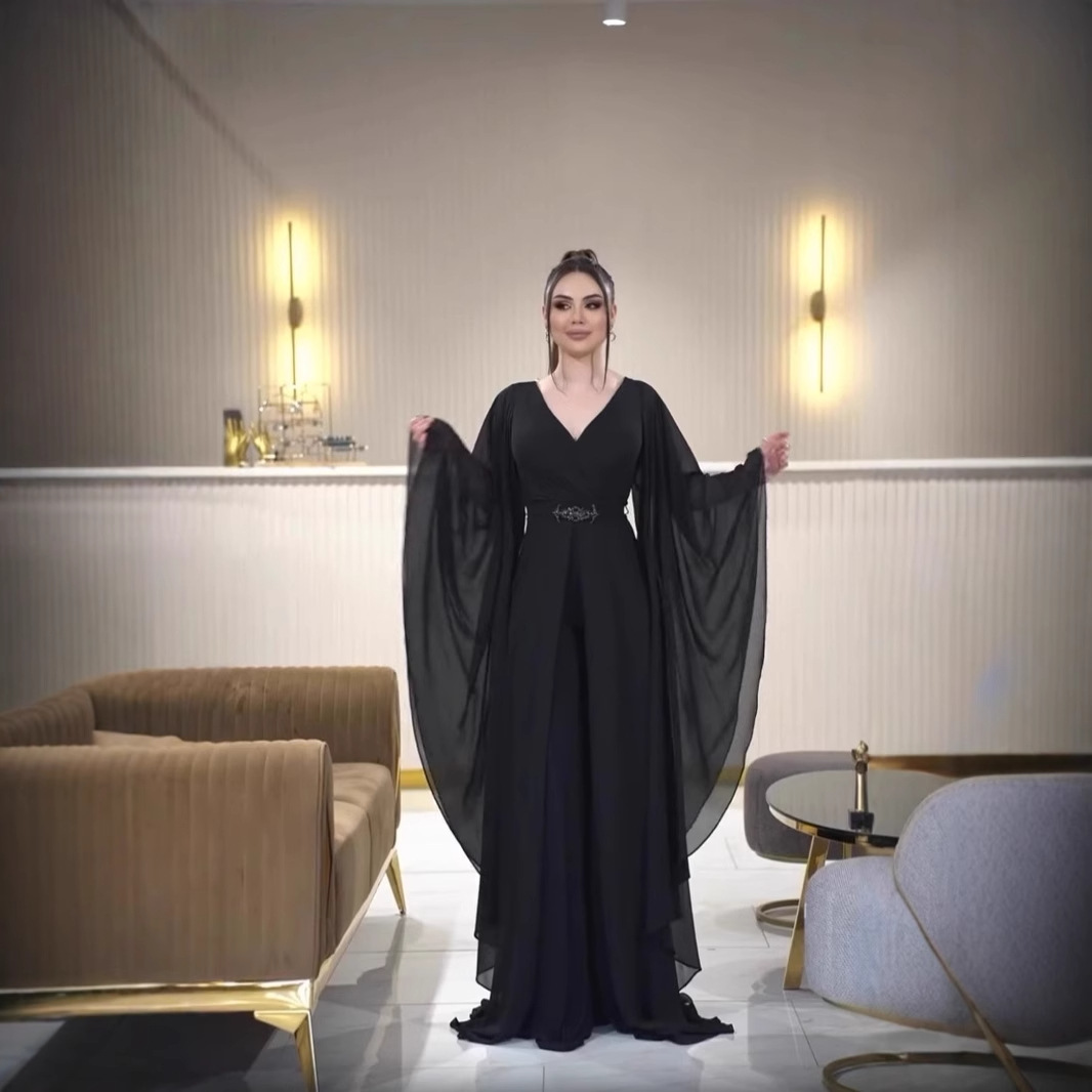 Arabie noir femmes combinaison - Women'S Formal Jumpsuit Evening Wear avis et prix