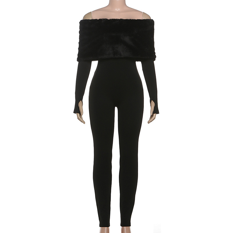 Combinaison de luxe en fourrur - Women'S Formal Jumpsuit Evening Wear avis et prix