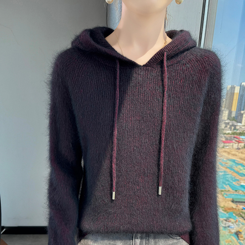 Pull à capuche épais en cachem - Cashmere Sweater Formal avis et prix