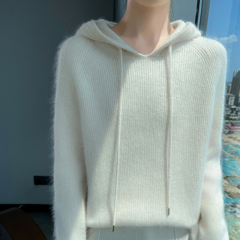 Pull à capuche épais en cachem - Cashmere Sweater Formal avis et prix