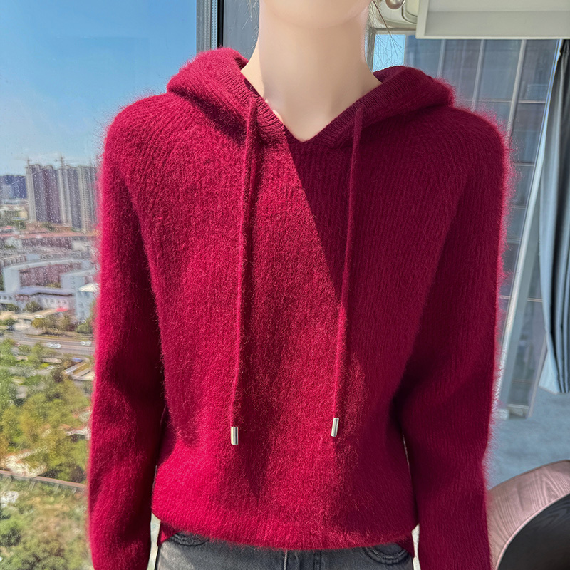 Pull à capuche épais en cachem - Cashmere Sweater Formal avis et prix