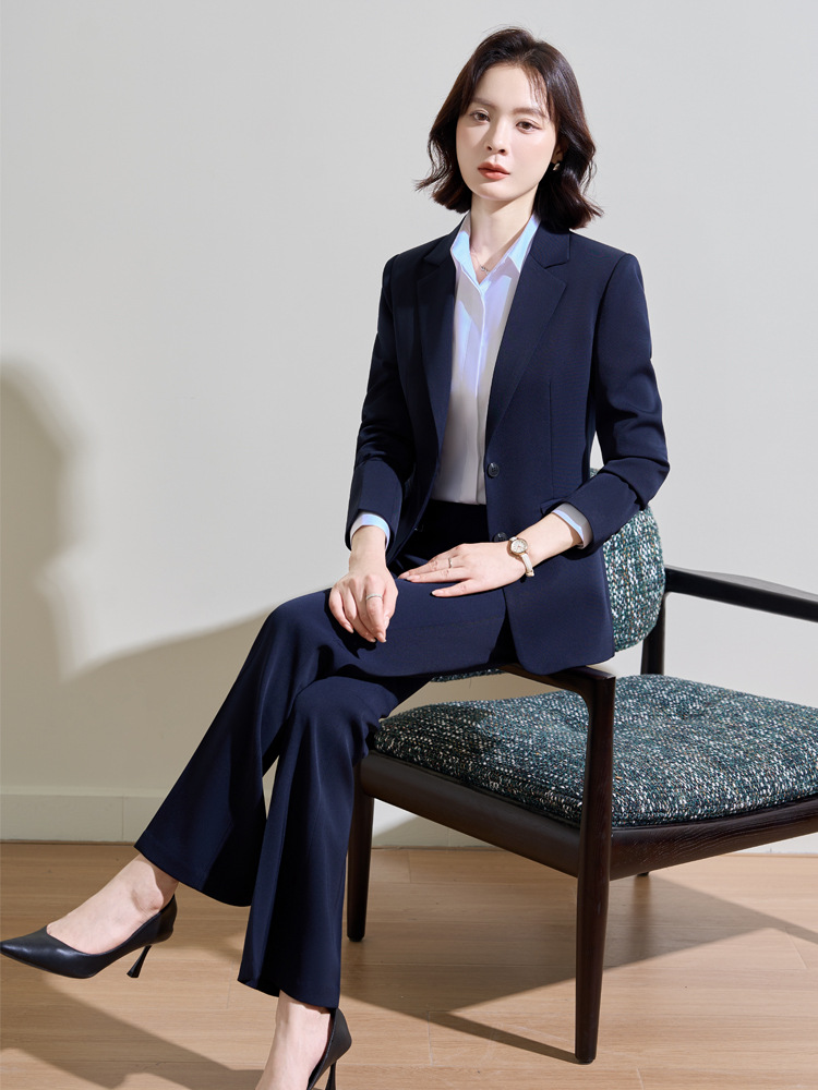Costume professionnel bleu mar - Women Formal Wear Interview avis et prix