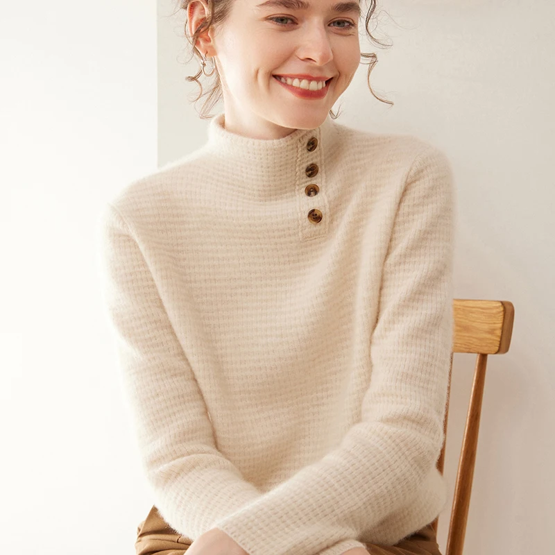 Pulls en cachemire et laine po - Cashmere Sweater Formal avis et prix