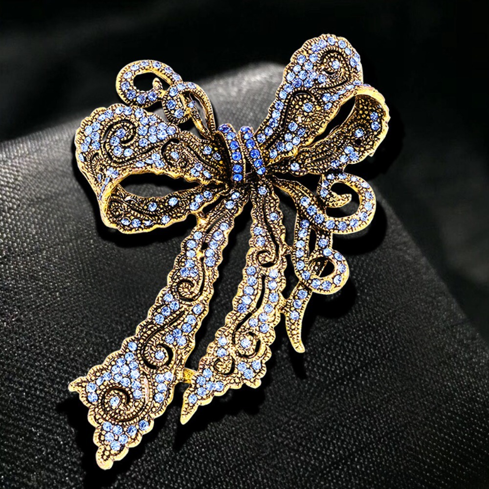 Broche vintage en forme de nœu - Formal Wear Jewelry For Women avis et prix