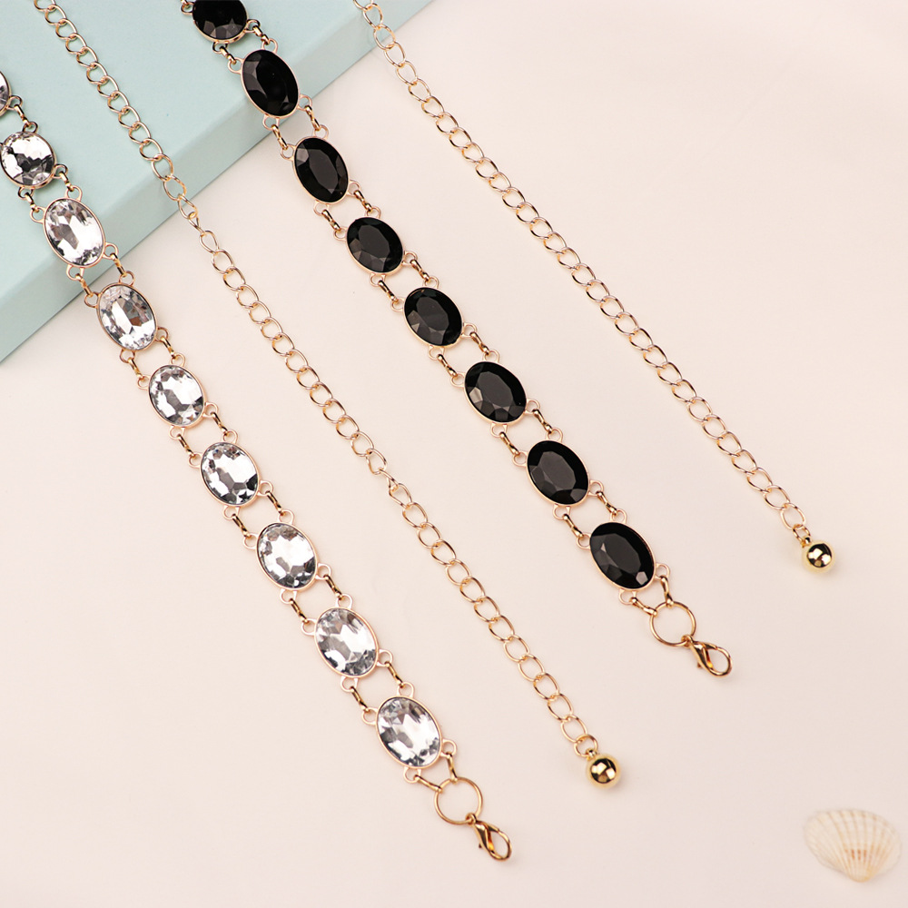 Chaîne de taille chic en stras - Formal Wear Jewelry For Women avis et prix