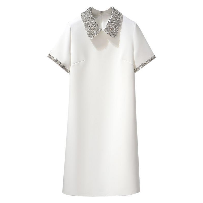 Robe Vintage à col rond et str - Formal Wear For Women Xl avis et prix