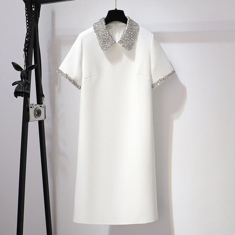 Robe Vintage à col rond et str - Formal Wear For Women Xl avis et prix