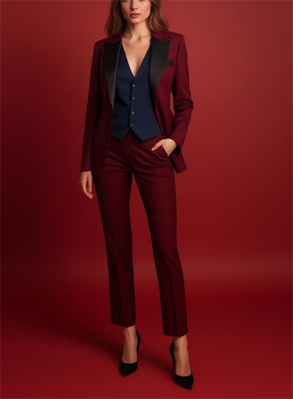 Costumes élégants pour femmes  - Women Formal Wear Vest avis et prix