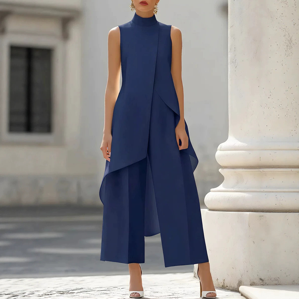 Combinaison asymétrique sans m - Women'S Formal Jumpsuit Evening Wear avis et prix