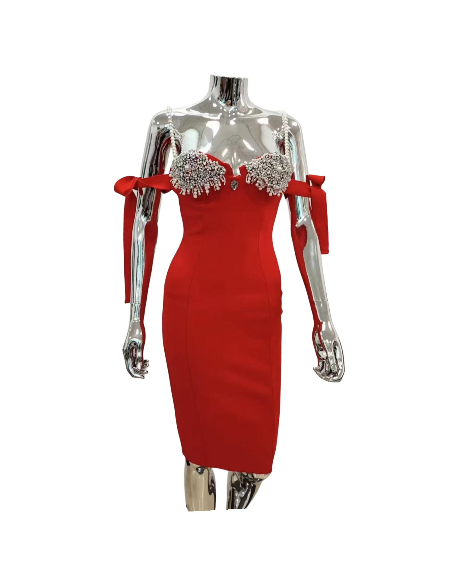Robe longue glamour à bretelle - Women'S Formal Evening Wear Tops avis et prix