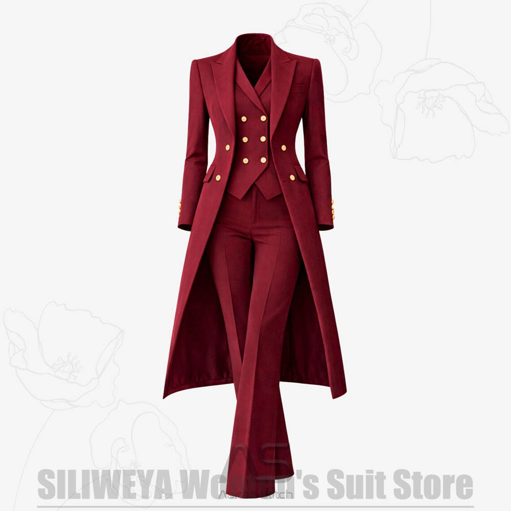 Costume 3 Pièces Femme Élégant - Women Formal Wear Vest avis et prix