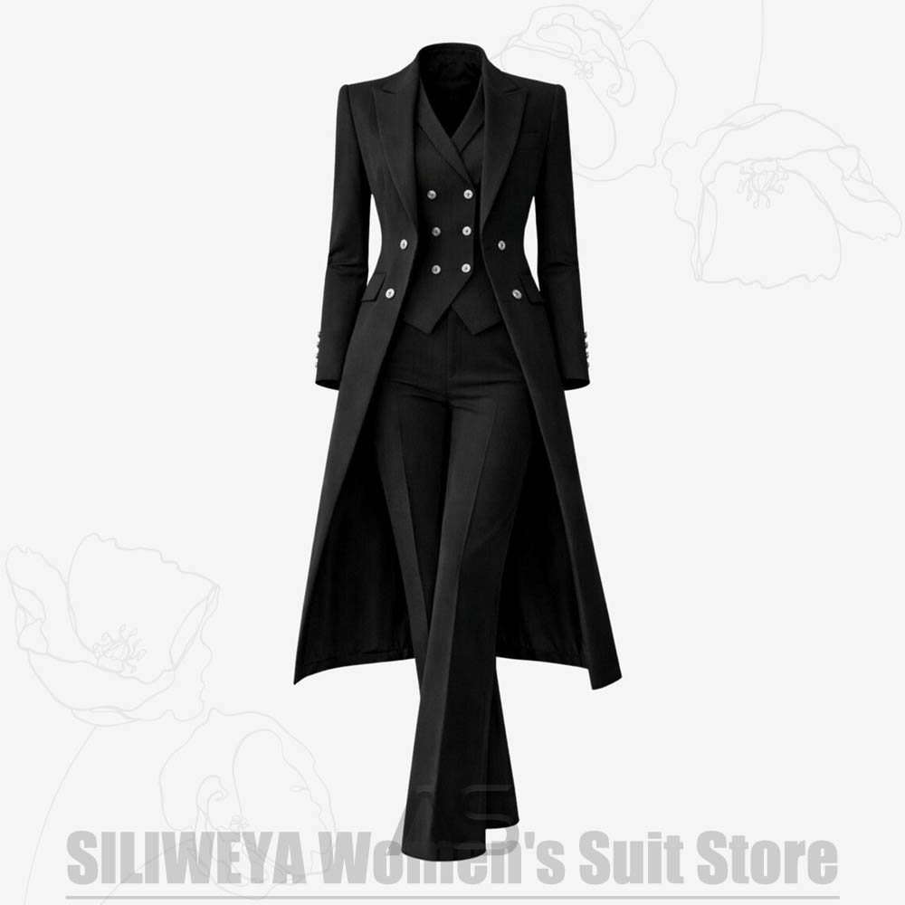 Costume 3 Pièces Femme Élégant - Women Formal Wear Vest avis et prix