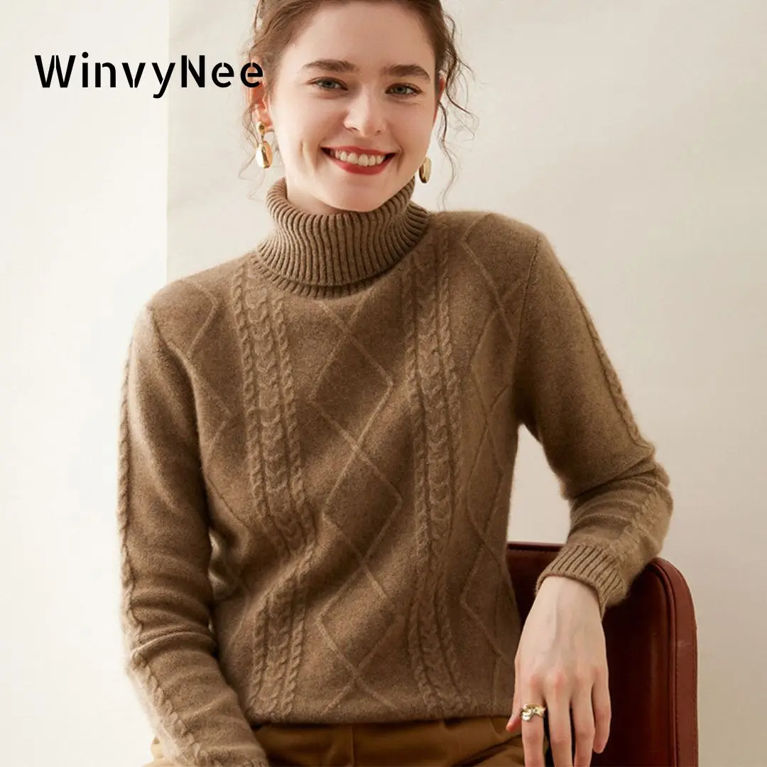 WinvyNee – pull en laine et ca - Cashmere Sweater Formal avis et prix