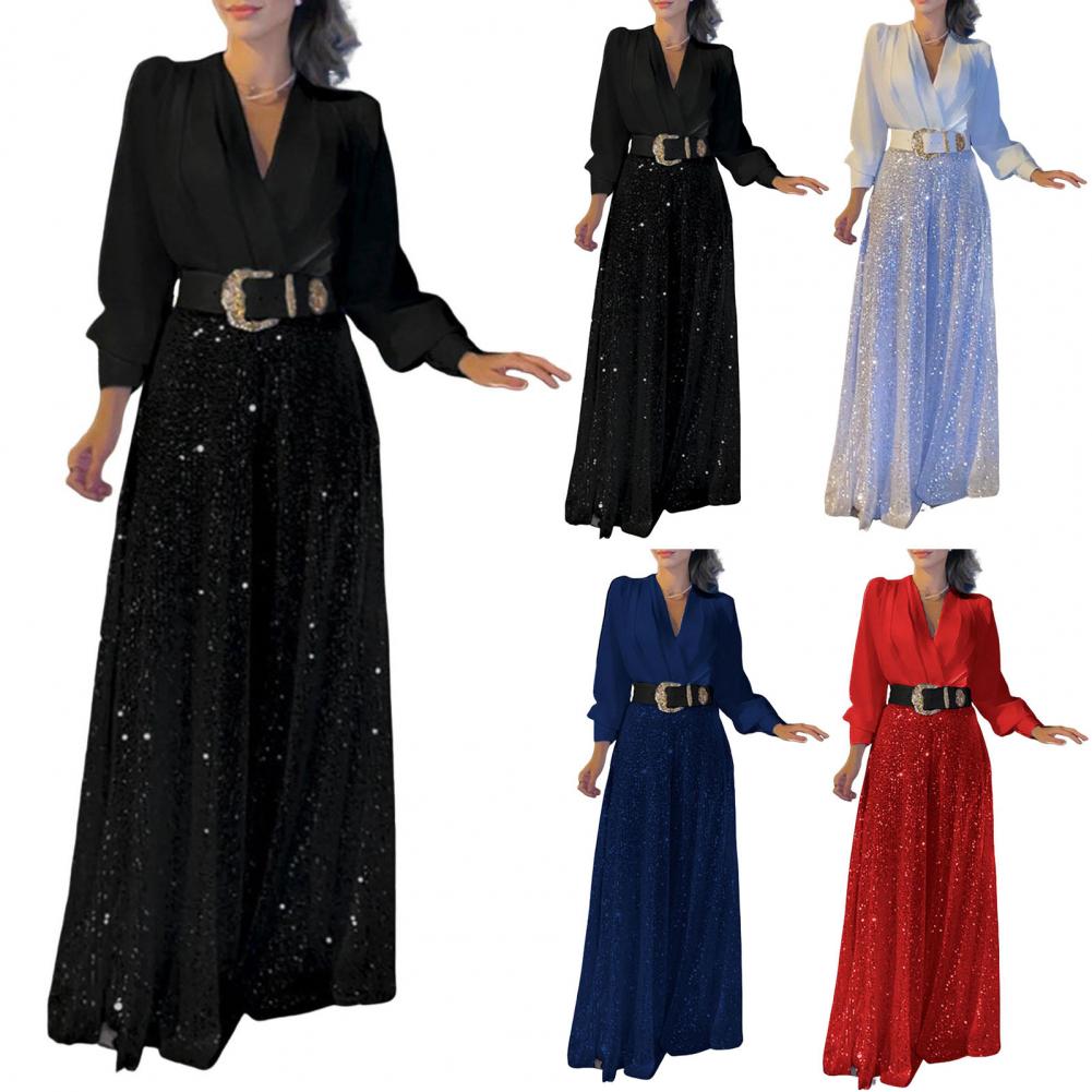 Combinaison pantalon large pou - Women'S Formal Jumpsuit Evening Wear avis et prix