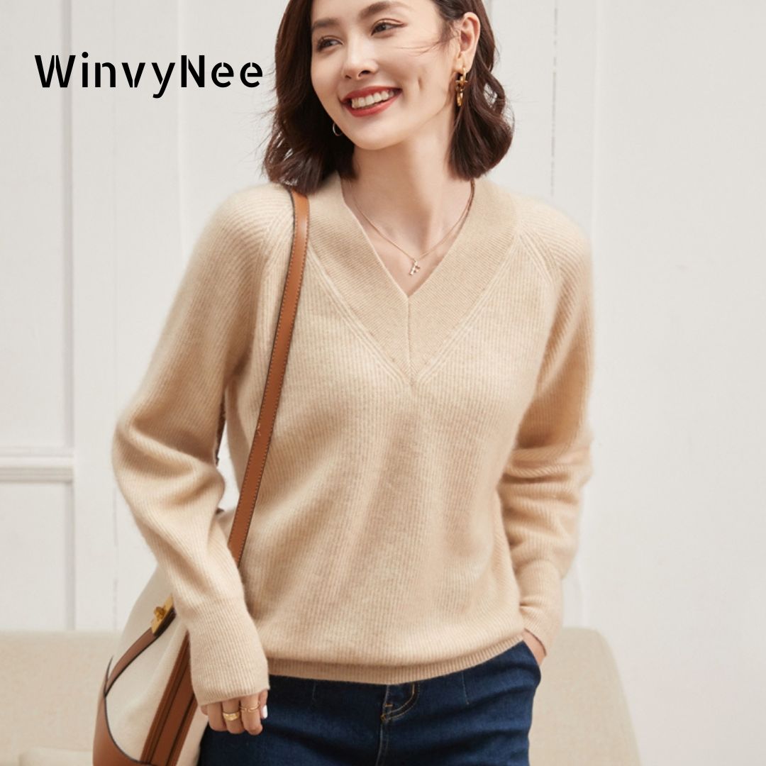 WinvyNee – pull en laine et ca - Cashmere Sweater Formal avis et prix
