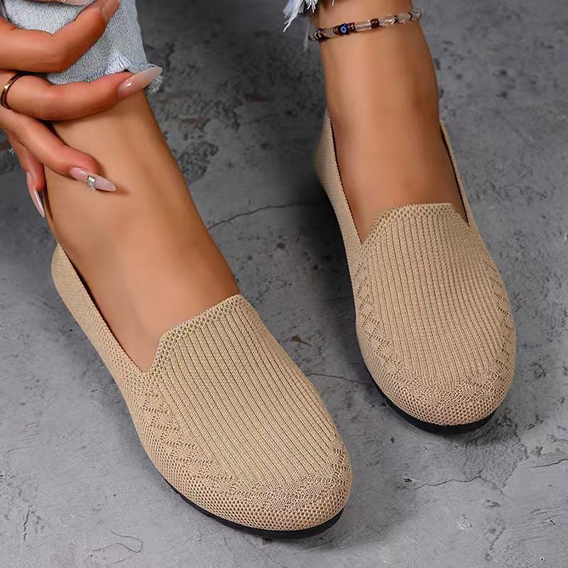 Mocassins en tricot pour femme - Formal Wear Women'S Loafers avis et prix