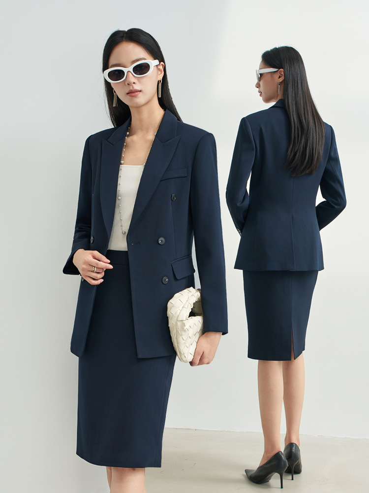 Costume jupe professionnel ble - Women Formal Wear Interview avis et prix