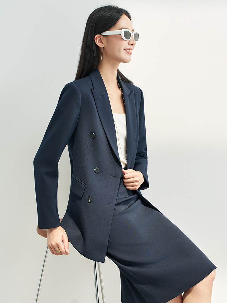 Costume jupe professionnel ble - Women Formal Wear Interview avis et prix