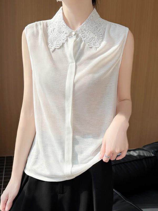 Chemise en tricot sans manches - Women Formal Wear Vest avis et prix