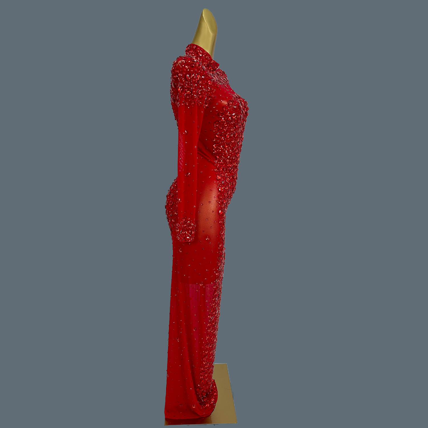 Sexy pure maille formelle bal  - Women'S Formal Dinner Wear avis et prix